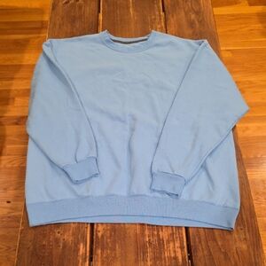 Athletic Works Light Blue Crewneck Sweatshirt